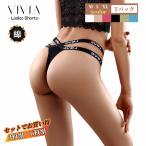 レディースショーツ 綿生地 セクシーランジェリー シームレス パンツ 下着 インナー 伸びる M L LL ストレッチ デザイン コットン Tバック まとめ割 3枚組 6枚組