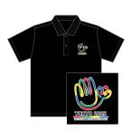 東京2025デフリンピック【4】エンブレムポロシャツ(ブラック)(S〜LL)