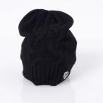 エンポリオアルマーニセブン(EMPORIO ARMANI SEVEN) ニット帽 ブラック