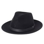 マルセロブロン(Marcelo Burlon) ハット ショートタイプ FEDORA HAT ボルサリーノ ブラック 【正規取扱店】