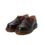 エムエムシックス メゾンマルジェラ MM6 MAISON MARGIELA ドクターマーチン3ホールシューズ 牛革 ブラックチェリーレッド
