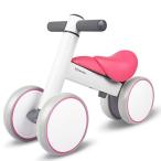XJD 三輪車 1歳-3歳 Mini Bike チャレンジバイク 幼児用 こども自転車 ベビーバイク こども 乗り物 一歳の誕生日プレゼント (マゼンタ)