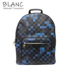  Louis Vuitton joshu рюкзак Damier gla Fit пиксел N40083 blue black рюкзак Yokohama BLANC