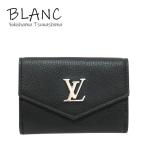 ルイヴィトン ポルトフォイユ ロックミニ 三つ折り財布 カーフレザー ノワール M63921 LOUIS VUITTON 横浜BLANC