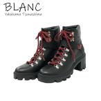  Moncler CAROL короткие сапоги кожа черный #38 примерно 24cm высокий King обувь Yokohama BLANC