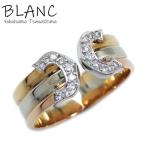 カルティエ 2C ダイヤモンド リング K18スリーカラーゴールド ＃53 指輪 CARTIER 横浜BLANC