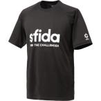 SFIDA　スフィーダ フットサル BP プラクティスシャツS／S ’22 19FW BLACK ケームシャツ・パンツ(sa22834-black)