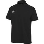 UMBRO　アンブロ サッカー エリートハーフジップ半袖シャツ 20SS ブラック ケームシャツ・パンツ(uuutja70-blk)