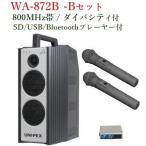  Uni peks защита от влаги форма High Power беспроводной усилитель (SD/USB/Bluetooth плеер есть ) / большой ba City /800M Hz диапазон WA-872B+WM-8400x2+DU-850A