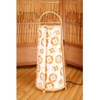 木版行灯「柿（かき）」サイズ　高さ51cm*Φ21cm