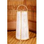 木版行灯「都桜（みやこざくら）」サイズ　高さ51cm*Φ21cm