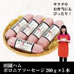 田園ハム ボロニアソーセージ 200ｇ×5本 秋田 お弁当のおかずに 横手fun通信