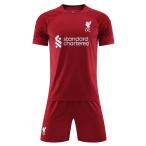 B019  リバプール 2022/2023年  ホーム  大人用、子供用  上下着2点　レプリカサッカーユニフォーム番号・個人名は自由にカスタマイズできます