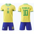 H336 футбол форма Brazil представитель 2024/2026 год season Home #10 для взрослых, детский короткий рукав верх и низ надеты No-brand товар. копия 