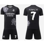 H352 футбол форма Real mado Lead 2024-2025 год season Y3 Special производства версия #7 для взрослых, детский короткий рукав верх и низ надеты No-brand товар. копия 