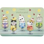 珪藻土入り ソフトバスマット モフサンド クリームソーダにゃん 約40×60cm 1枚 単品 / 猫 ネコ 猫柄 動物 かわいい おしゃれ mofusand キャラクター