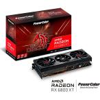 【即日発送】PowerColor AMD Radeon RX 6800 XT搭載 グラフィックスカード オリジナルファンモデル RED DRAGON AXRX 6800XT 16GBD6-3DHR/OC 国内正規品
