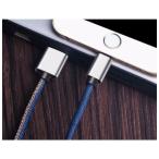 [ нестандартный .. отправка ]Apple Denim материалы iPhone,iPad,iPod соответствует внезапный скорость зарядка кабель 1m[TKG]