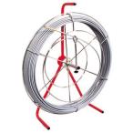 ショッピング送 ジェフコム デンサン GL-0705RS シルバーグラスライン(小型Φ7mm) 線+フレーム 50m (64010862)