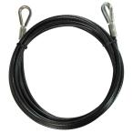 trad 三共コーポレーション THW-3253C PVC被覆メッキ付ワイヤーロープ（両端シンブル加工）径3.2mm×3m THW3253C 【360626】(15130619)