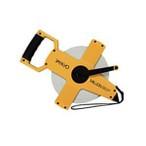 ヤマヨ測定機 OTR-100  ミリオンテープオープン （両面目盛） 電気・鉄道工事・一般測量用 ガラス繊維製巻尺 100m 【741197】