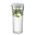 HARIO(ハリオ)フリーザーポットJUSIO 実用容量1100ml ホワイト トライタン 割れにくい 熱湯・食洗器OK 冷水筒 日本製 FPJ-11