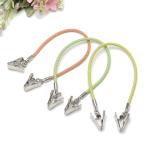 メール便 帽子クリップ アウトドアコード ショート ハットクリップ 帽子ホルダー パラコード 帽子ストッパー ハットキーパー大人用 子供用 ワニグチ 爆買