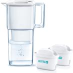 ブリタ リクエリ マクストラプラス カートリッジ2個付き ポット型 浄水器 ピッチャー ろ過水容量1.15L 全容量2.2L 数量限定品