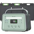 【予約販売】YOSHINOヨシノポータブル電源 ソーラーパネル セット B1200 SST 1085Wh 三元固体電池 SP100 100W 小型大容量 定格出力1200W/最大1600W TUV認証済
