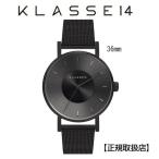 あすつく　クラス14   KLASSE14 腕時計  36mm  VOLARE DARK METAL Black ステンレスメッシュバンド   正規輸入品   VO17BK005W