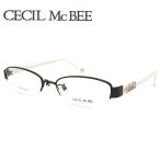 セシルマクビー メガネフレーム CECIL McBEE CMF3008 COL-1 SIZE-51 ハーフリム ナイロール レディース