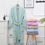 バスローブ ガウン マイクロファイバー ルームウェア もこもこ 裏起毛 レディース メンズ 男女兼用 厚手 ゆったり 冬 部屋着