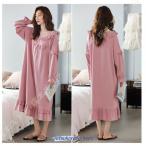  неглиже длинный рукав женский весна осень пижама One-piece длинный длина салон одежда часть магазин надеты симпатичный хлопок модный baby doll .. нет . спальная одежда Night одежда Корея 