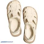 グルカサンダル レディース マジックテープ フラット つま先あり 春夏 パンプス カジュアル 厚底さんだる 編み込み ラウンドトゥ レトロ