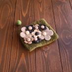 Yahoo! Yahoo!ショッピング(ヤフー ショッピング)［ポーチ］ネパールのフェルト花柄ポーチ　グリーン　PaoLife＜ハセガワ＞