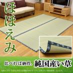 ラグマット 夏用 ラグ 夏 カーペット サマーラグ い草敷物 双目織 純国産 四畳半 4.5畳 4.5帖 約261×261cm ほほえみ (I) 引っ越し 新生活 ポイント利用 爆買