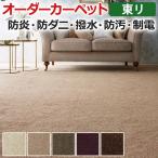 オーダーカーペット 東リ カーペット 絨毯 ラグ マット フィルミエ 約200×300cm 抗菌 防汚 防炎 耐久性 カットパイル シンプル 業務用 半額以下 新生活