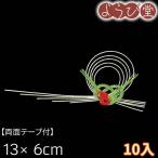 水引 寿飾り 彩(いろどり)両面テープ付 10入 13x6cm【メール便可】