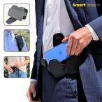 [3 секунд установка и снятие ] поясница оборудован мобильный кейс смартфон держатель SmartGear плюс l костюм соответствует iPhone соответствует тонкий легкий черный l поясница . присоединение . сумка ремень зажим 