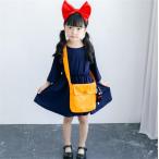 ハロウィン 衣装 魔女 キッズ 3点セット ワンピース カチューシャ バッグ ハロウィン衣装 子供 コスプレ 女の子 子供用 コスチューム