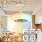 【2026最新型 冷暖切替】シーリングファンライト 天井ファンヒーターライト ファンヒーター 省エネ PTC発熱 セラミックヒーター 調光調色 リモコン付き タイマー