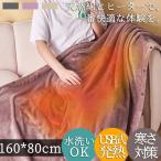 電気毛布 掛け毛布 洗える 掛け敷き 160x80cm 掛け敷き兼用 ブランケット USB 電気敷き毛布 洗濯可 防寒 発熱 省エネ 丸洗い 冷え予防 寒さ対策 敬老の日