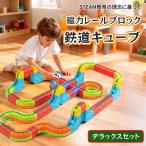 磁力レールブロック 鉄道キューブ 磁力ブロック パズルブロック おもちゃ 磁力レール キューブ型ブロック 3歳 幼稚園 こども 贈り物 誕生日 知育玩具 クリスマス