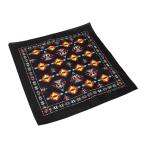  бандана 55×55cm носовой платок -f хлопок квадратный neitib рисунок чёрный 