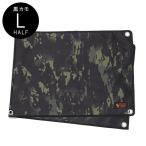 防水グランドシート L-HALFサイズ ＜ブラックカモ＞ OCB 2227 BLACK CAMO 200×70cm