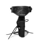 カービングレザーガンベルト 45口径用 (ブラック) GB-45BLK 34-42サイズ