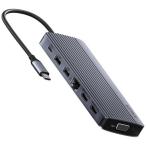 ANKER USBハブ USB-C ハブ (14-in-1 Triple display) A83890A1 [ブラック]