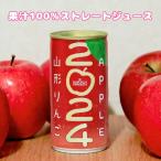 ショッピング2009年 [30缶]りんごジュース 果汁100％ 山形りんご2024 190g×30缶×1ケース ストレートジュース 新春しぼり 山形県産ふじりんご サン＆リブ 山形食品 送料無料