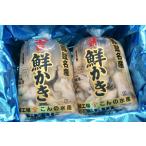 むき身牡蠣（生食用）北海道仙鳳趾名産「昆布の森の牡蠣」 　むき身 500g×2本（500g→約20〜25粒）