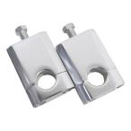 モンキー シャリー ゴリラ DAX アルミ削りだし ハンドルクランプ メッキ φ22.2mm ハンドルポスト 7/8インチ